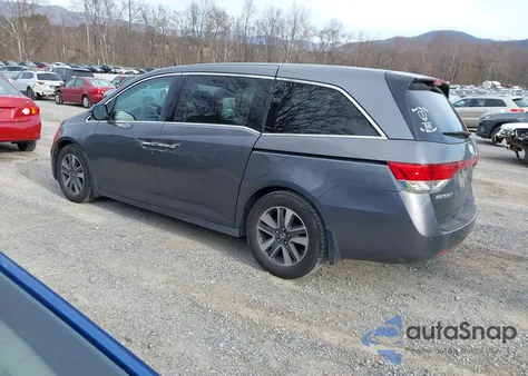 2014 Honda Odyssey Touring/Touring Elite from USA, damaged, VIN 5FNRL5H97EB102659